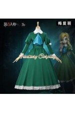 Identity V Ib Crossover Coordinator Mary Green Formal Dress Cosplay Costume
